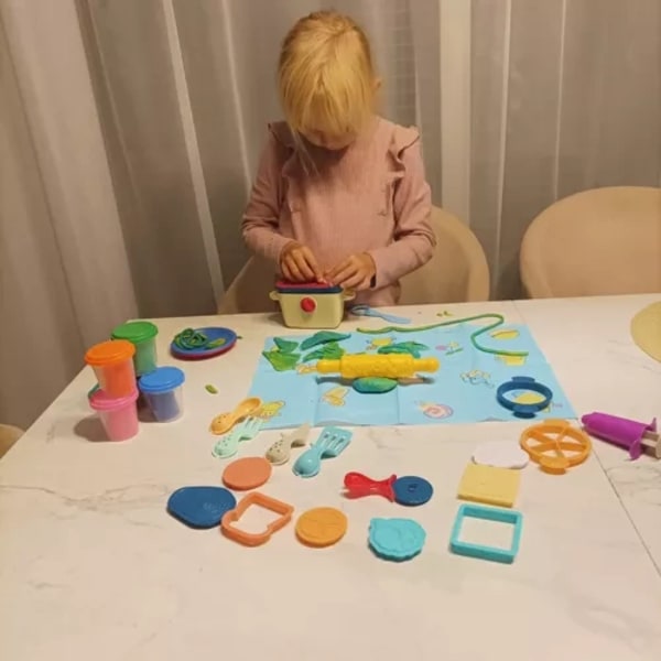 Leklera-set med Brödrost och Tillbehör