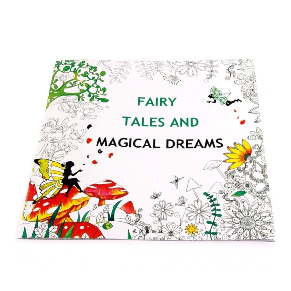 Paint Shift Mindfulness Relaxation Anti-Stress Fairy Tales hvid