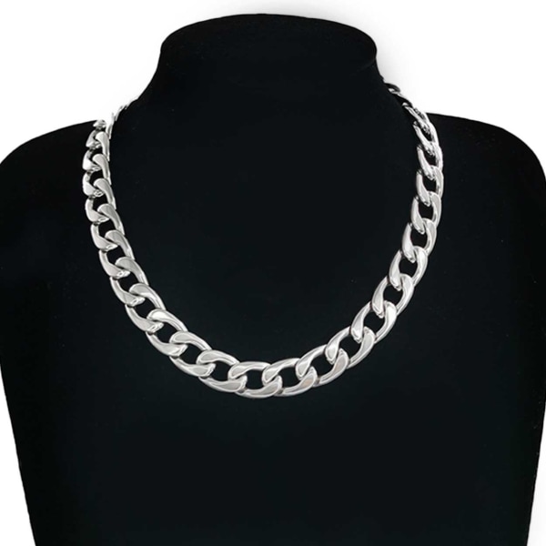 Sølvkæde halskæde halskæde kæde link sølv 13.5mm sølv