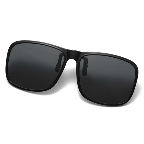Flip Up Solbriller Clip-On Black svart