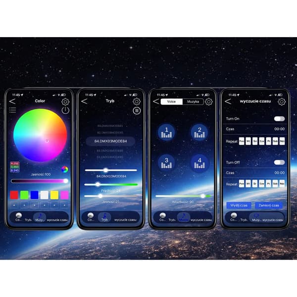 Neon LED Strip RGB 10m Bluetooth App Vanntett Fleksibel