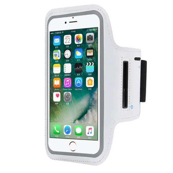 Universal 4,7 "urheilun rannekorun rannekoru matkapuhelimelle valkoinen one size