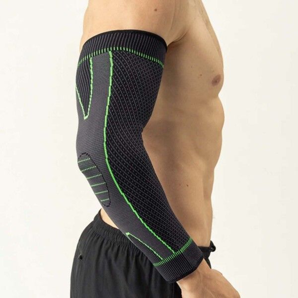 Albuebeskyttelse Tennisalbue - Albuestøtte Compression M sort