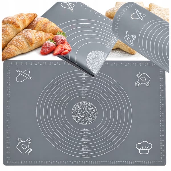 Silikon Bakmatta 50×40 cm – Non-Stick Degmatta för Bakning