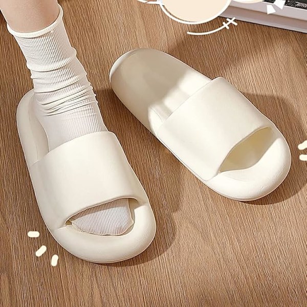 Super Cloud Slippers Bløde Cloud Slippers sort 40-41