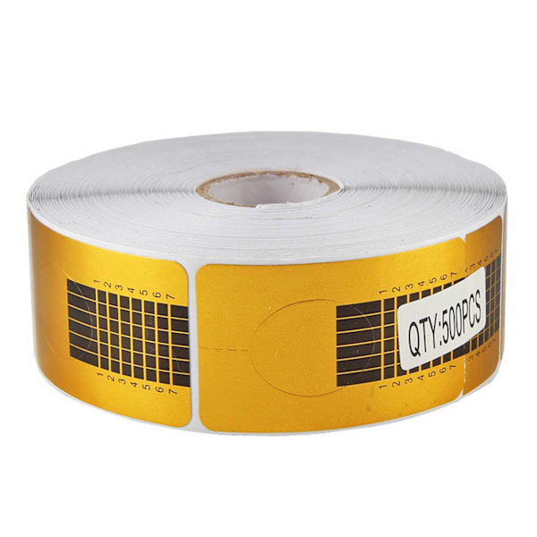 500 pcs negleskabeloner negleforme negleform neglestrøm guld