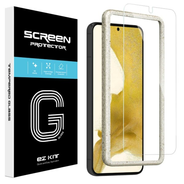 Galaxy S22 Plus Härdat Glas med Installationskit HD Skärmskydd transparent