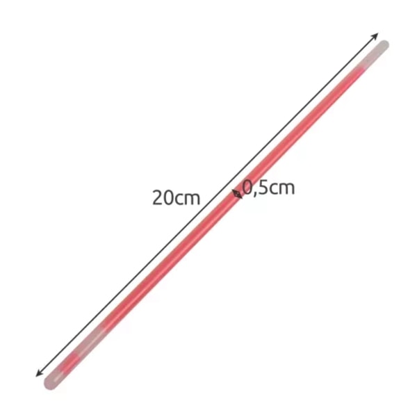 Neon Glowstick Itsevalaiseva Lightstick Rannekoru 100kpl monivärinen
