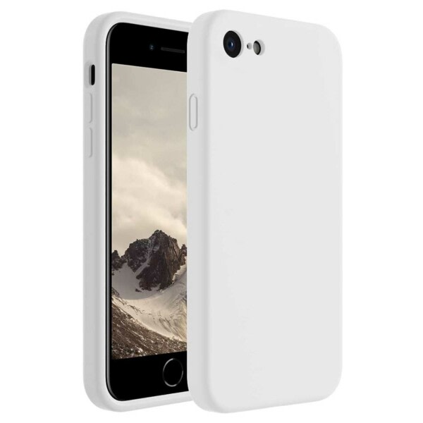 Tunt iPhone 6/7/8/SE Skal Mobilskal 1mm TPU Vit vit