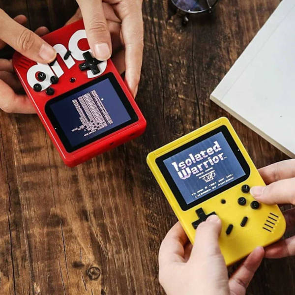 3" Mini Retro håndholdt spilkonsol 400-i-1 32-bit sort sort