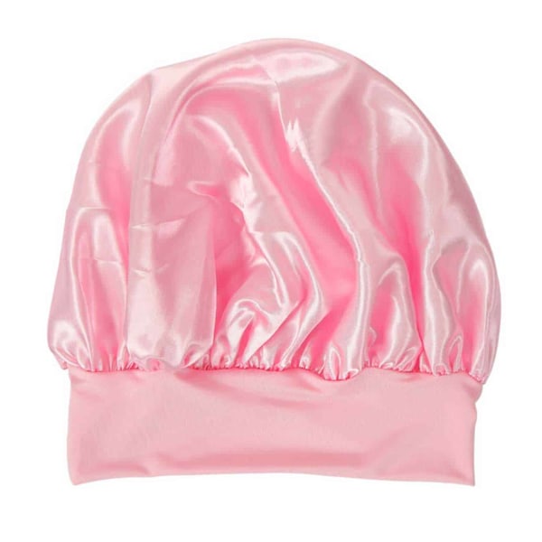 Sovmössa - Satin Bonnet - Sleep Cap Rosa One Size rosa