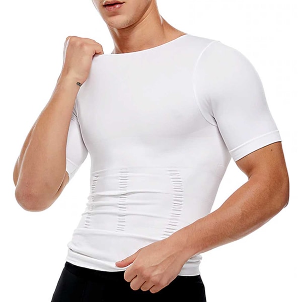 Hållningströja för Bättre Hållning Posture T-shirt L Vit vit