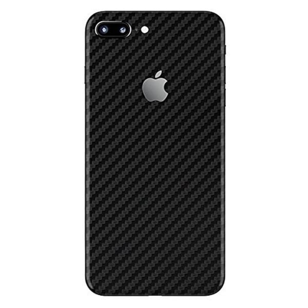 iPhone 7/8 Plus Kolfiber Skin Skyddsplast Baksida transparent