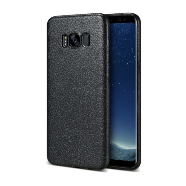 Samsung Galaxy S8 Mobile Shell Black Læder Læder sort