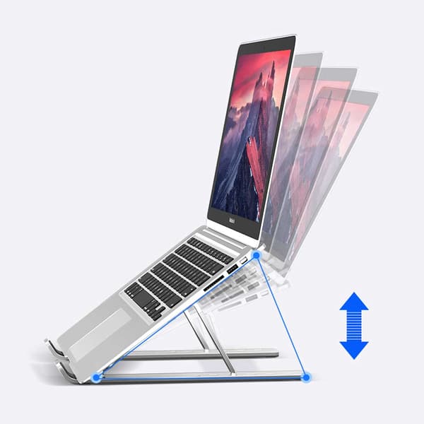 Bærbar Foldbar Laptop Stand - Ergonomisk Laptop Stand Black sort