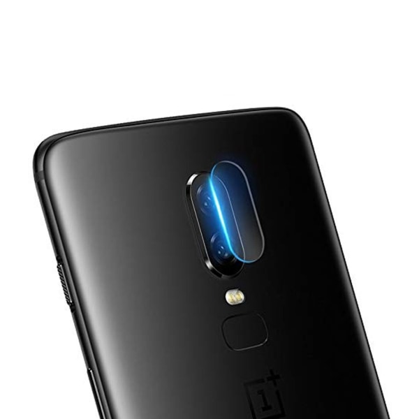 2-Pack OnePlus 6 Skydd för Kamera Linsskydd Kameralins transparent