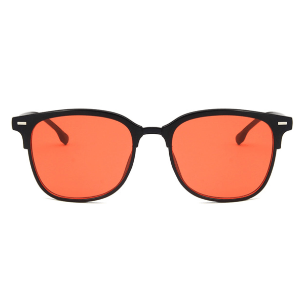 Sort solbriller rødt glas sort e4c5 | Sort | Fyndiq