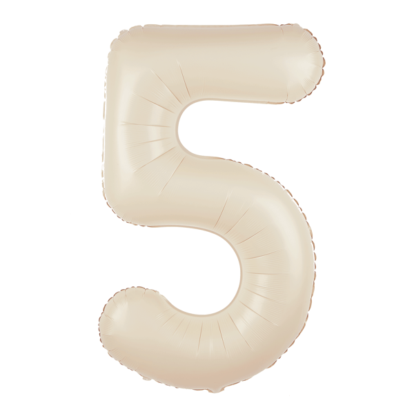 Folieballong Siffra 6 Kräm Beige 100 cm beige