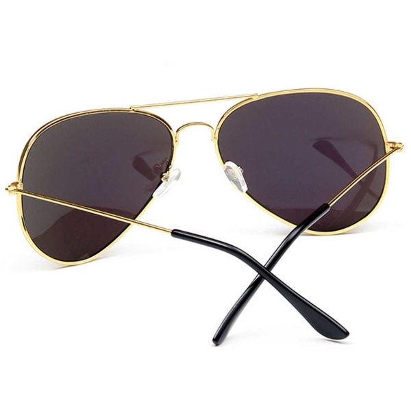 Solbriller pilot guldbrunt glas guld