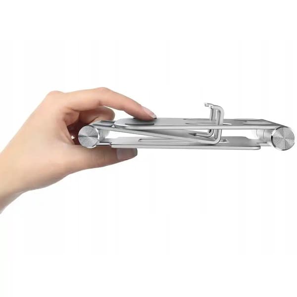 Mobilholder & tabletstativ i metal – justerbart og skridsikkert