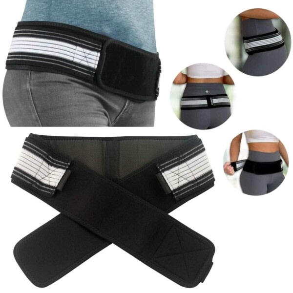 Hip Belt - Support Belt til Hip - Hip Support Black sort one size