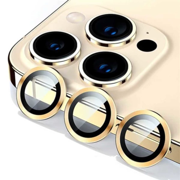 iPhone 13 Pro/13 Pro Max Kamerabeskyttelse Gull gull