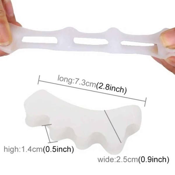 Hallux Valgus Toe -levittimet - erottaa varpaat - tuki beige