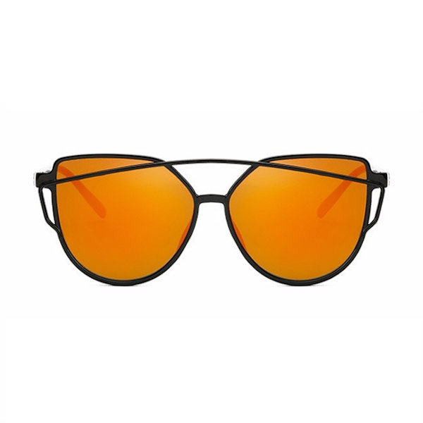 Retro Solglasögon Svart Orange Glas svart 6c48 | Svart | Fyndiq