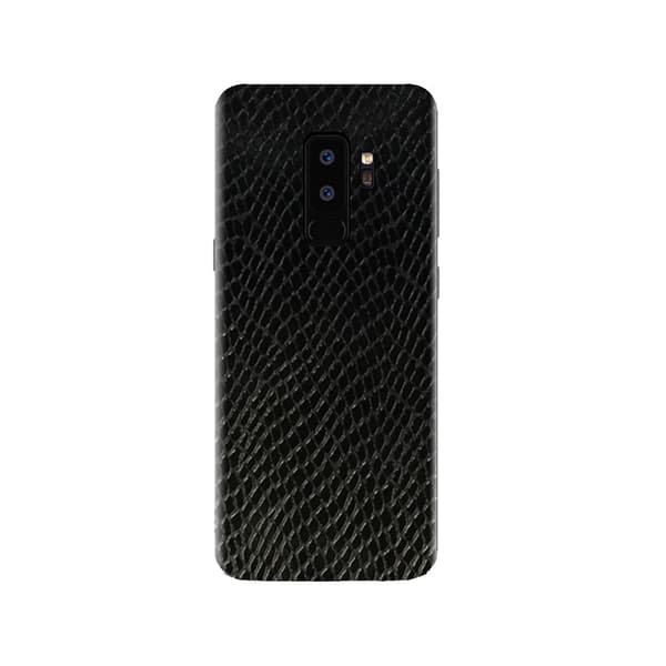 Galaxy S9 PLUS Snake Hud Beskyttende plastik Hud Wrap Tilbage sort