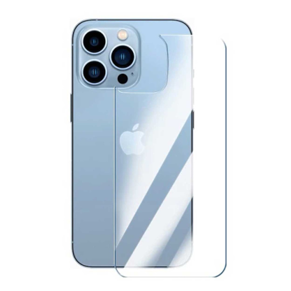 iPhone 13 Pro Max -suojaelokuva takaisin läpinäkyvä