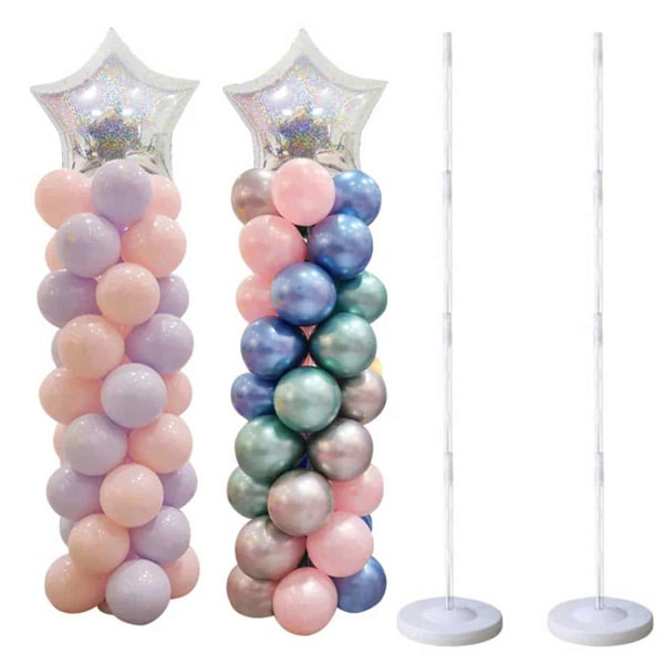 Ballongställ - Piedestal - Hållare för Ballonger Fest Födelsedag transparent