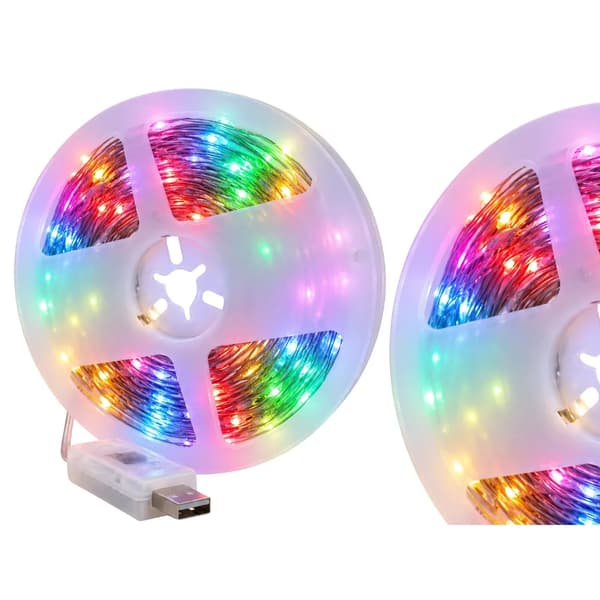Utendørs LED Strip RGB 10m IP65 USB med Bluetooth og App