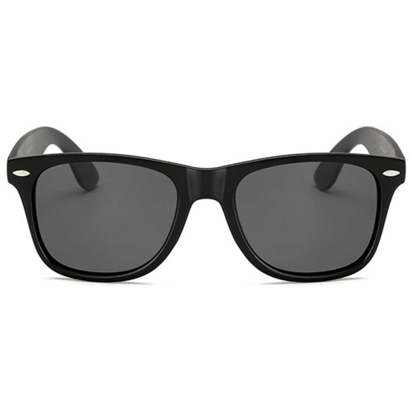 Retro Wayfarer solbriller Matts Black + Senile Cord svart
