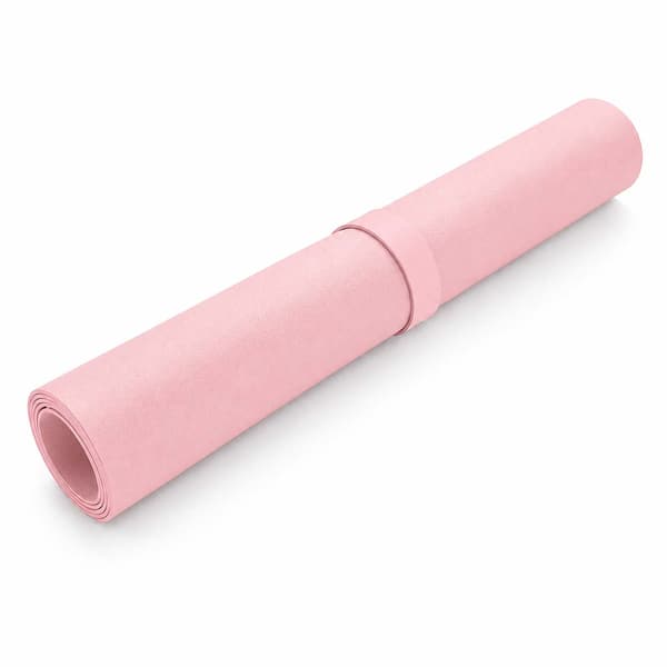 Rosa skrivebordsunderlag Deskmat 80x30 cm PU-læder pink