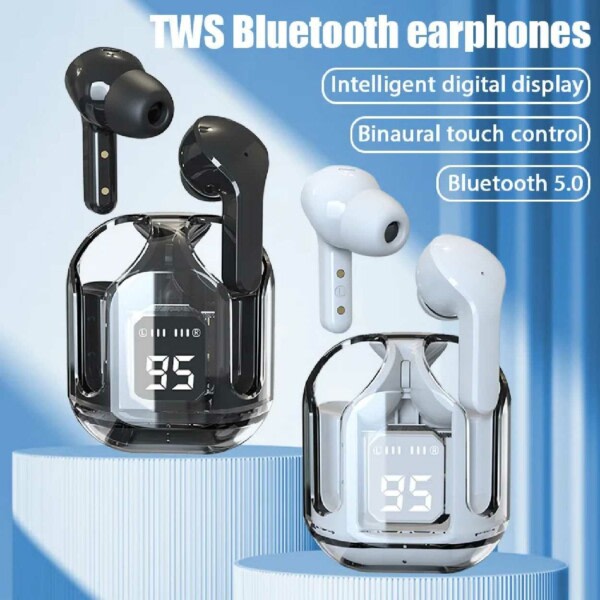 Air31 TWS ENC Max Bluetooth Stereo In-Ear Hörlurar USB-C Vit vit