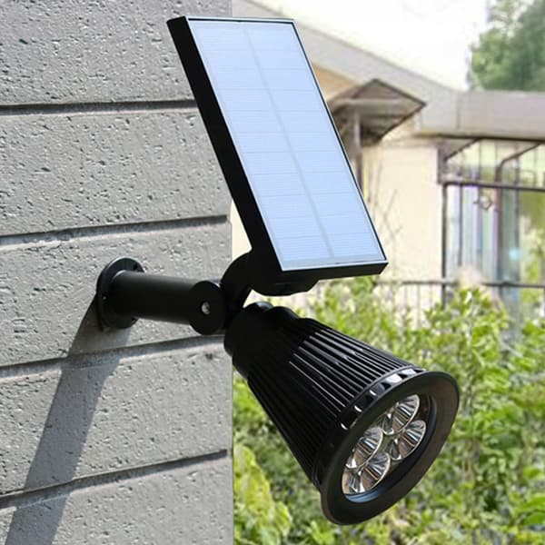 Solcellslampa LED RGB IP65 – För Mark & Vägg – Justerbar Med Skymningssensor & 3 Ljusstyrkor