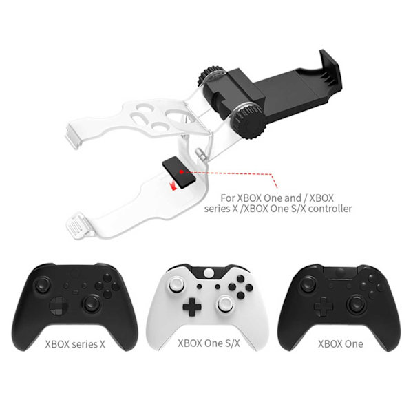 Xbox Mobilhållare - Gamepad Handkontroll för Mobiltelefon svart