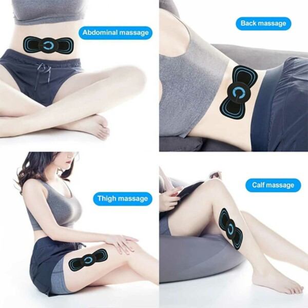 Elektrisk Nack Massage Shoulder Massage EMS - Cervical Massage sort