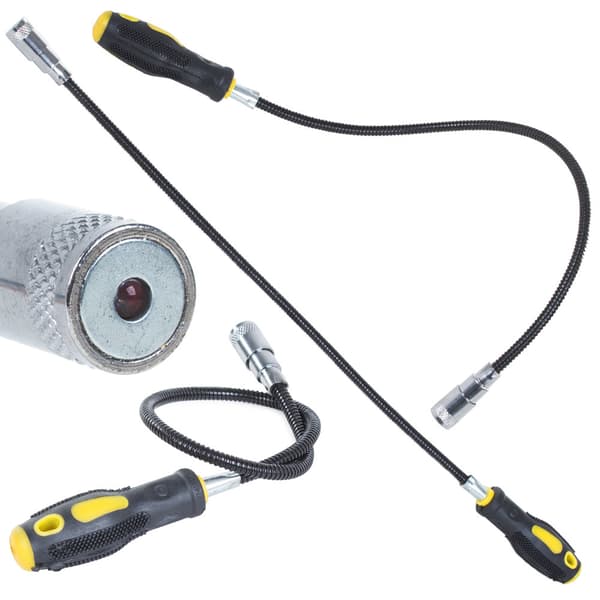 Flexibel Plockmagnet med LED Lampa 57cm
