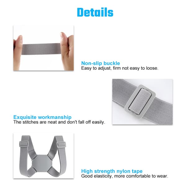 Holdningskorrigerer med sensor – smart ryggstøtte for bedre holdning