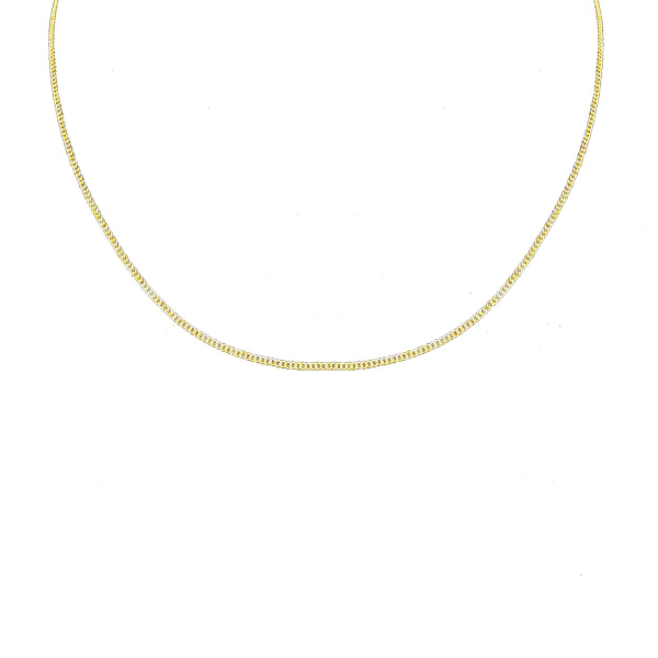 Tunn Guldkedja Kedjehalsband Halsband Kedja Länk Guld 1,5mm guld