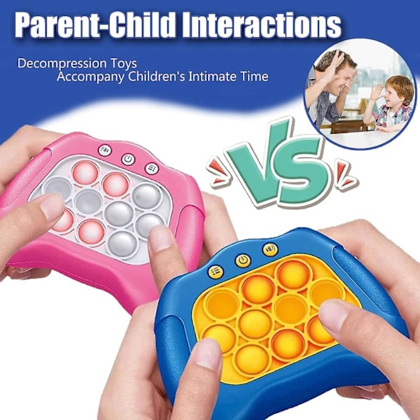 Pop det spil | Fidget Popit Spil | Quick Push puslespil blå