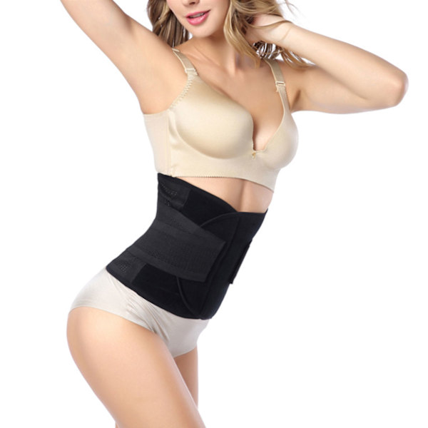 Vyötärön kouluttaja vyötärökouluttaja Shapewear Stretch kapea vyötärö (M) musta