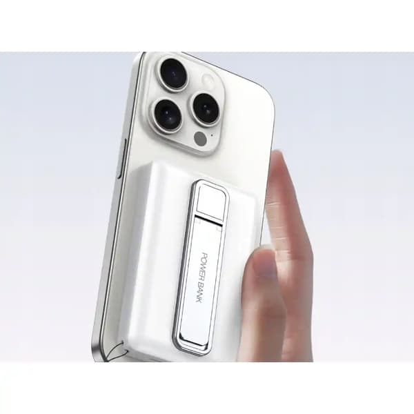 Magnetisk powerbank 5000 mAh – Trådløs lading 15 W & hurtiglading 20 W USB-C / Lightning