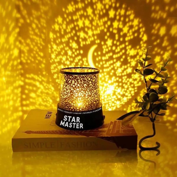 Stjerneprojektor | Galaxy Natlampe sort