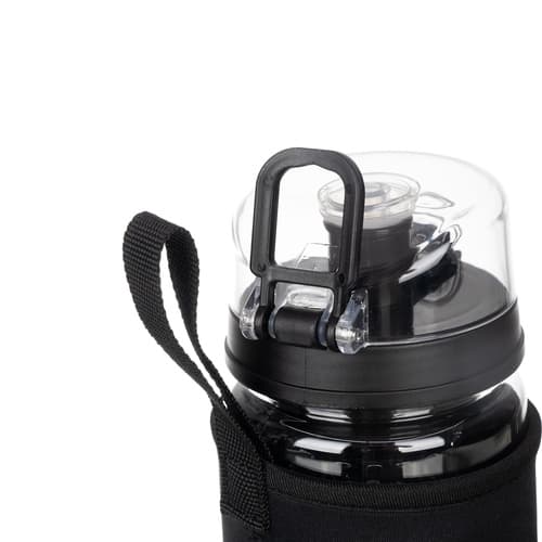 Vannflaske med infuser fruktdel 1L svart