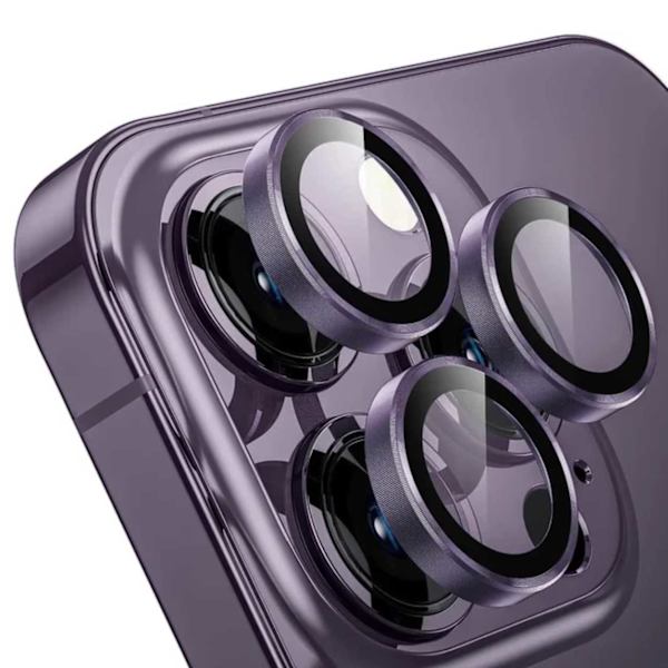 iPhone 14 Pro/Pro Max Kameraskydd Lila lila