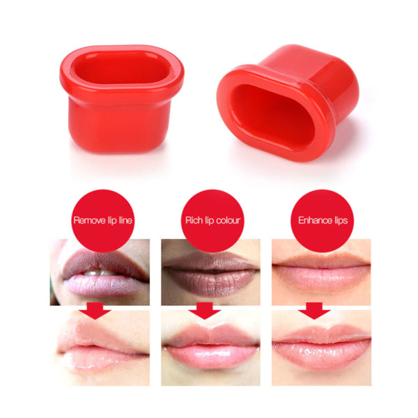 Lip Plumper Naturlig Läppförstoring för Större Läppar Liten Oval