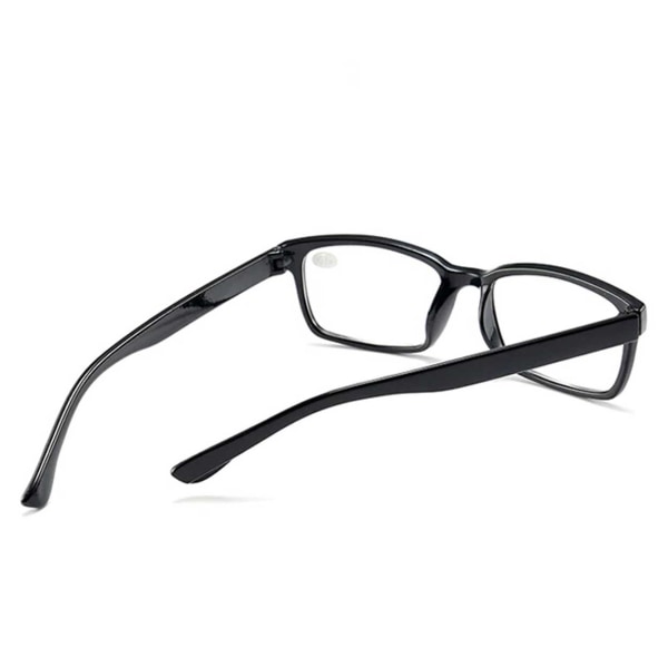 Smala Svarta Läsglasögon Styrka  1.0 Glasögon svart
