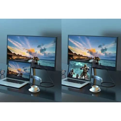 Forgyldt 8K UHD 60Hz 48Gbps HDMI-kabel 2m
